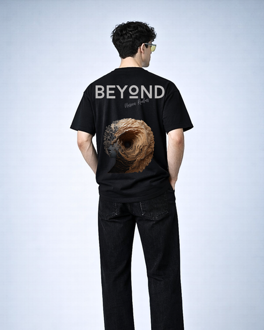 BEYOND Oversized Black Edition Tee | Mens Tshirt