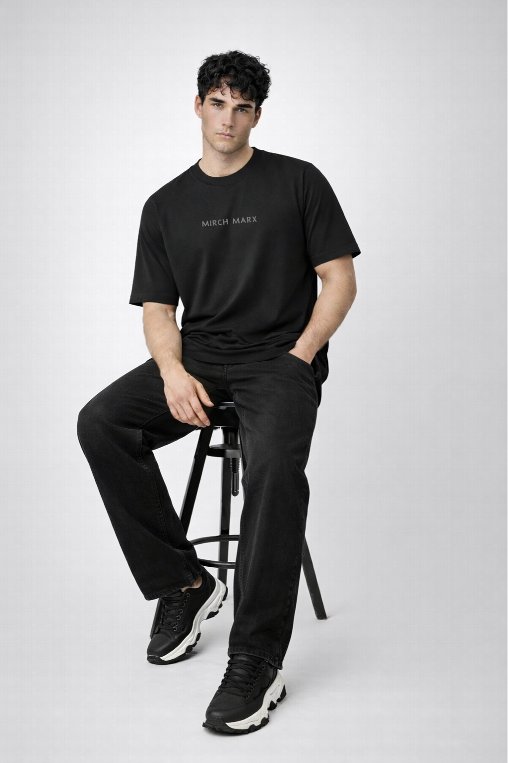 Karma Returns Oversized Black Edition Tee | Mens Tshirt