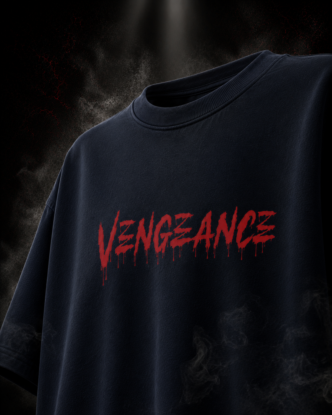 Vengeance Oversized Midnight Blue Edition Tee | Womens Tshirt