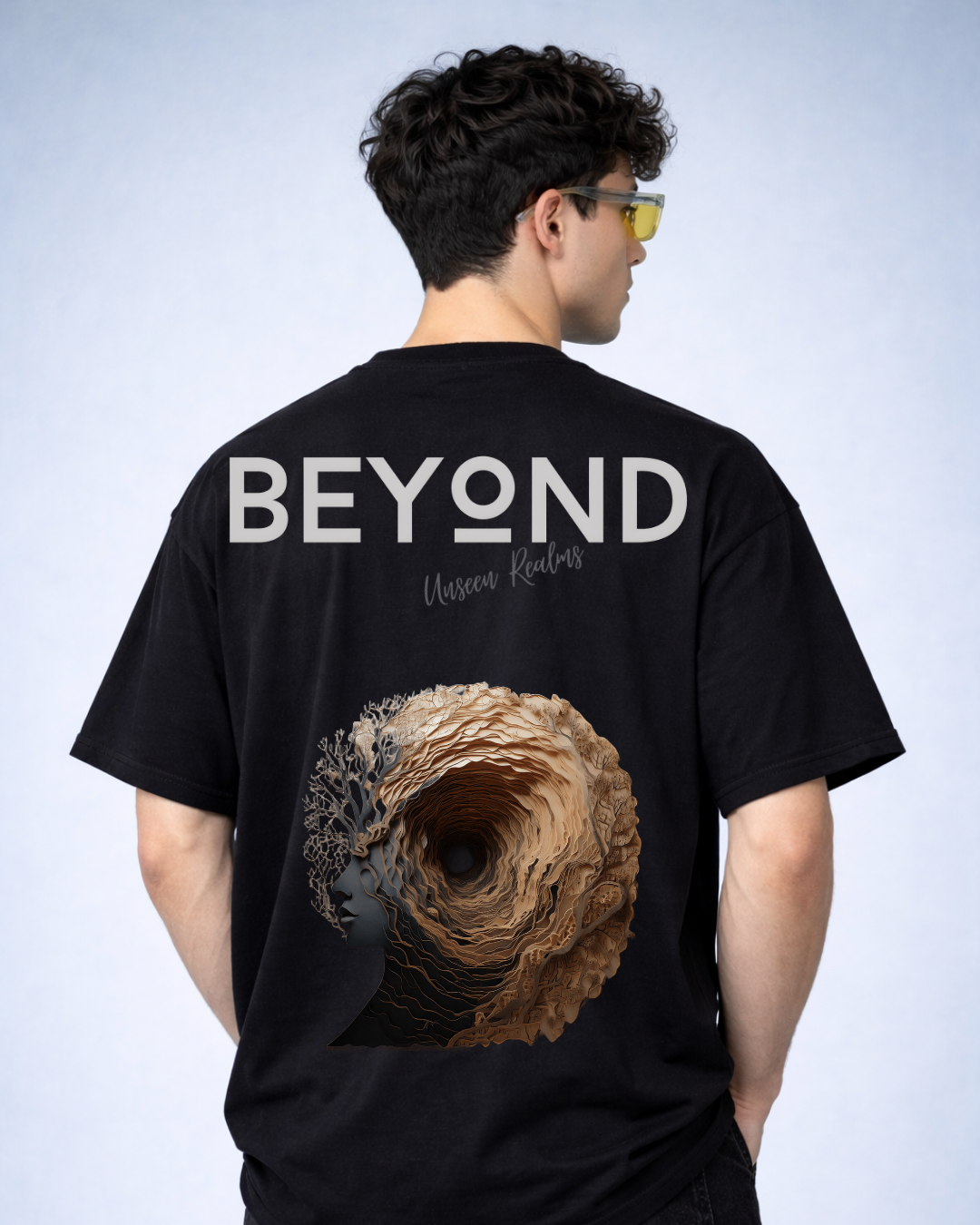 BEYOND Oversized Black Edition Tee | Mens Tshirt