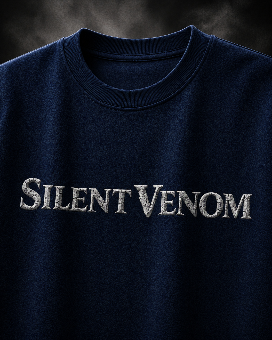 Silent Venom Oversized Midnight Blue Edition Tee | Womens Tshirt