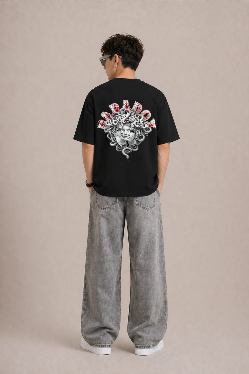 Silent Venom Oversized Black Edition Tee | Mens Tshirt