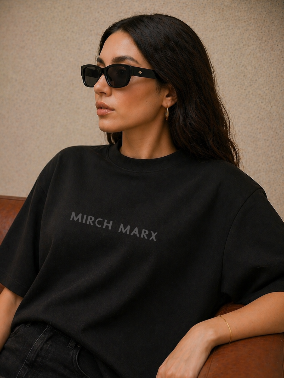 Karma Returns Oversized Black Edition Tee | Womens Tshirt