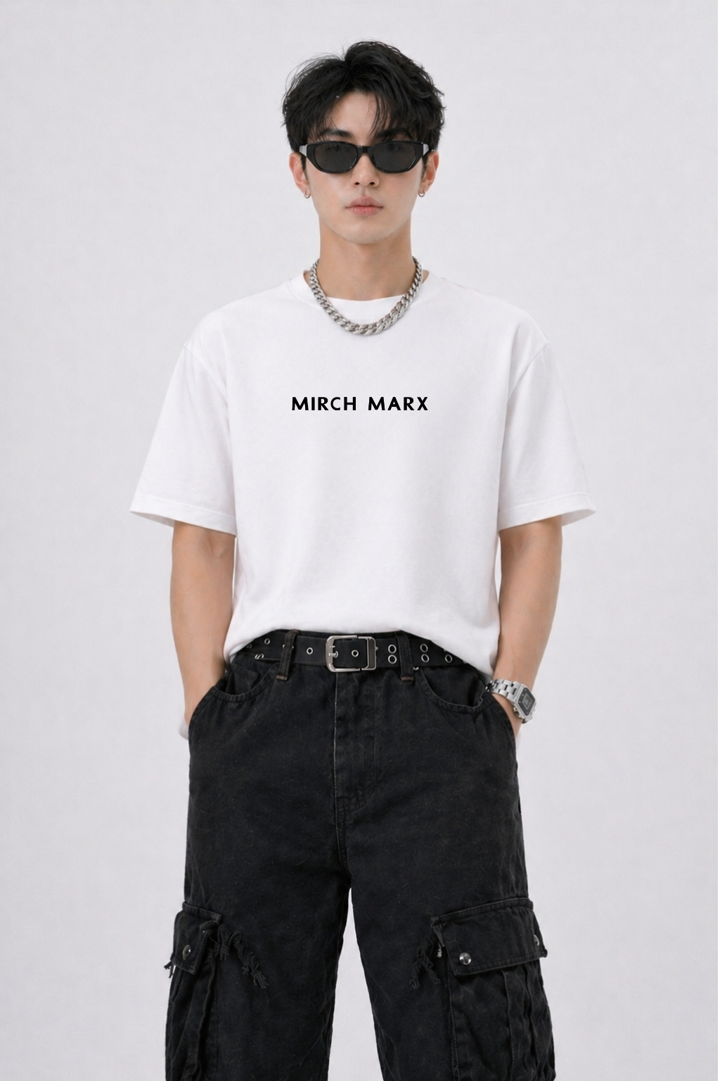 Rebel Oversized White Edition Tee | Mens Tshirt