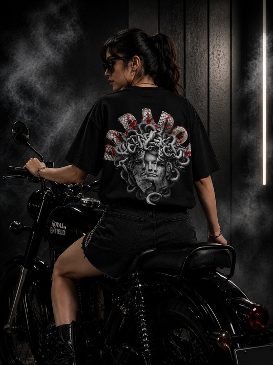 Silent Venom Oversized Black Edition Tee | Womens Tshirt