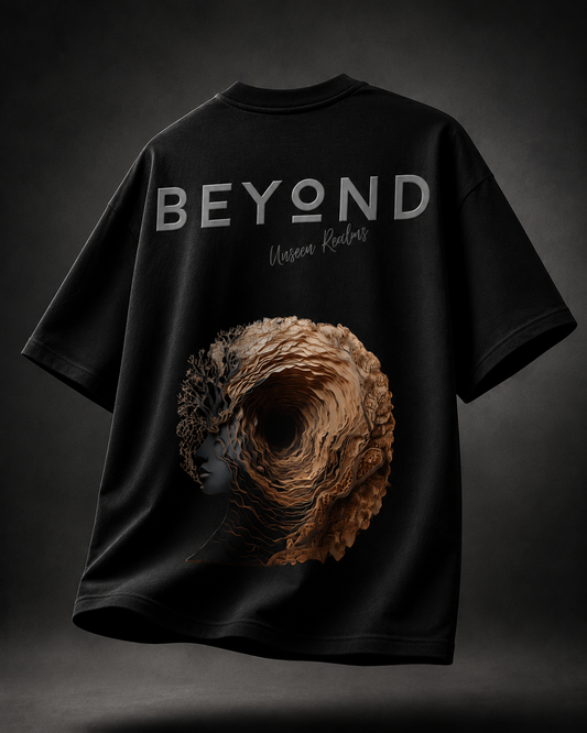 BEYOND Oversized Black Edition Tee | Mens Tshirt