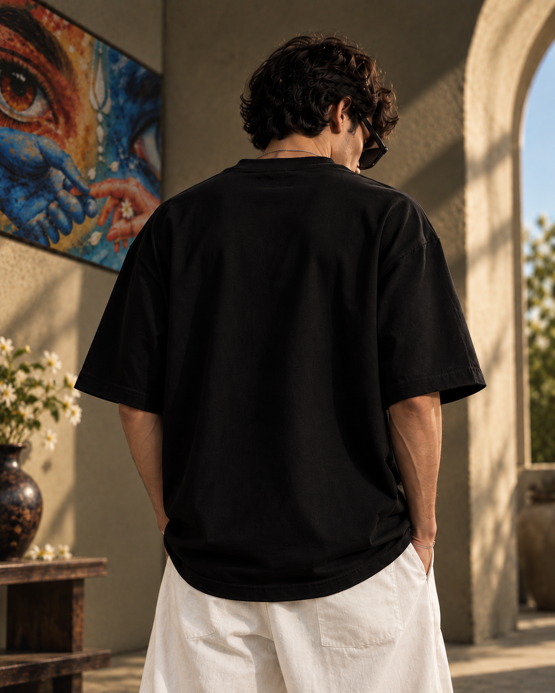 Ananta Divine Black Edition Oversized Tee