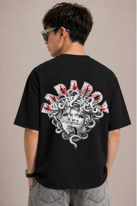 Silent Venom Oversized Black Edition Tee | Mens Tshirt
