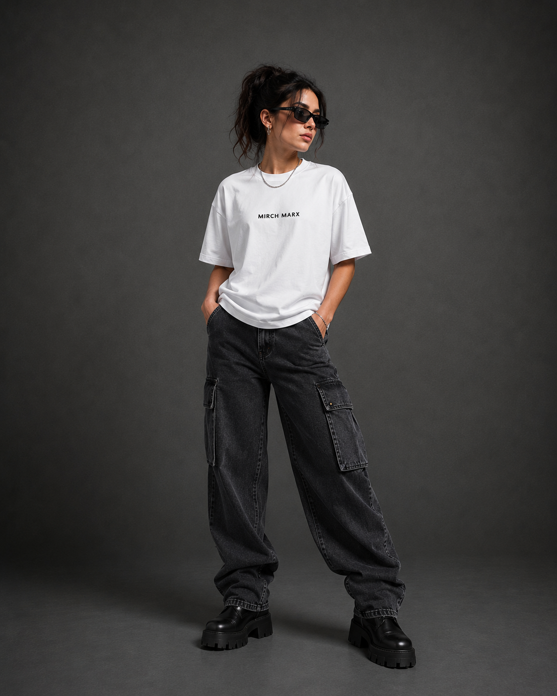 Rebel Oversized White Edition Tee | Womens Tshirt