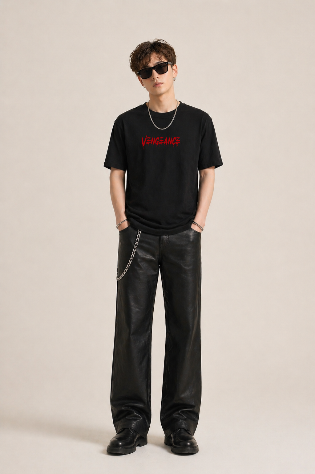 Vengeance Oversized Black Edition Tee | Mens Tshirt