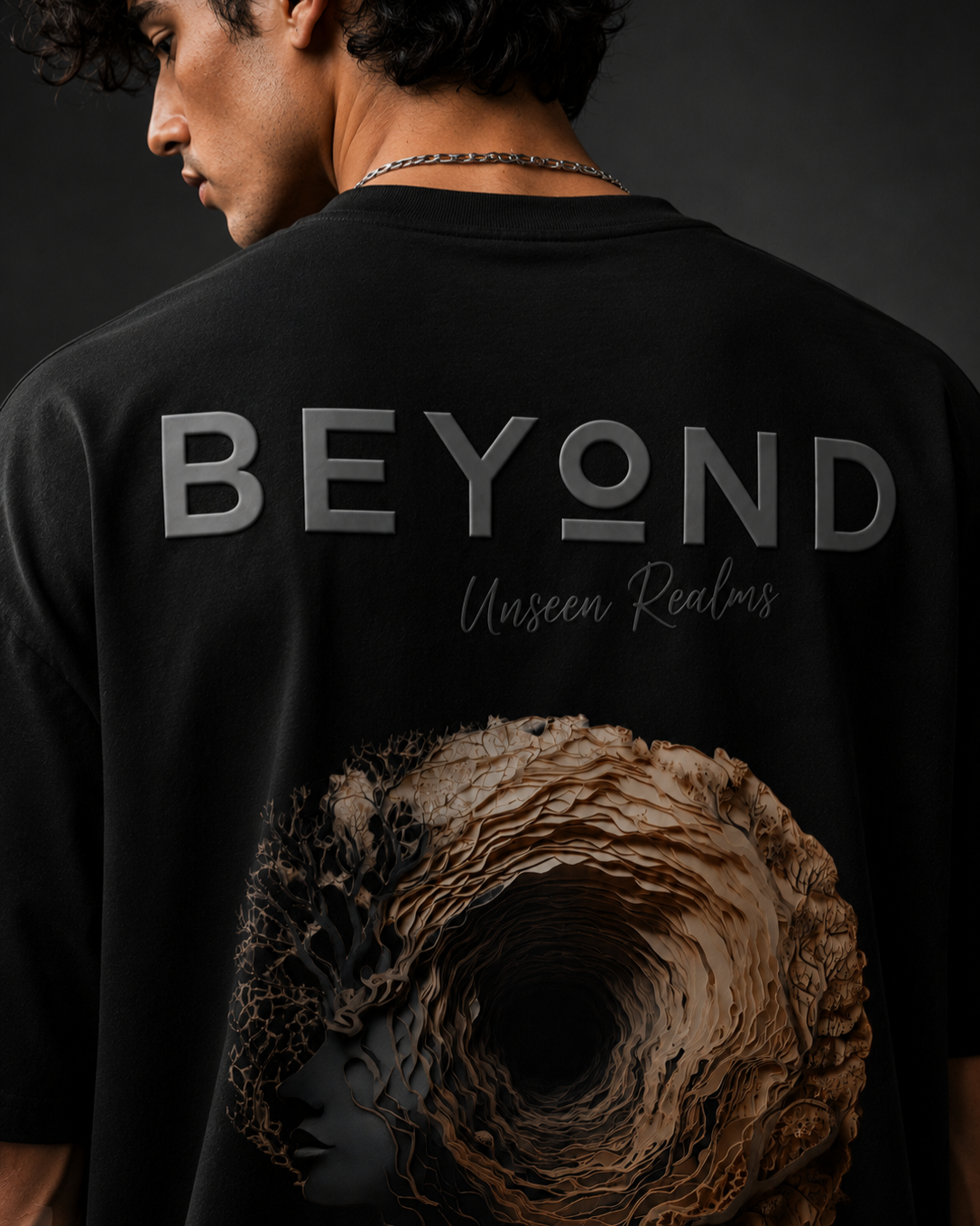 BEYOND Oversized Black Edition Tee | Mens Tshirt