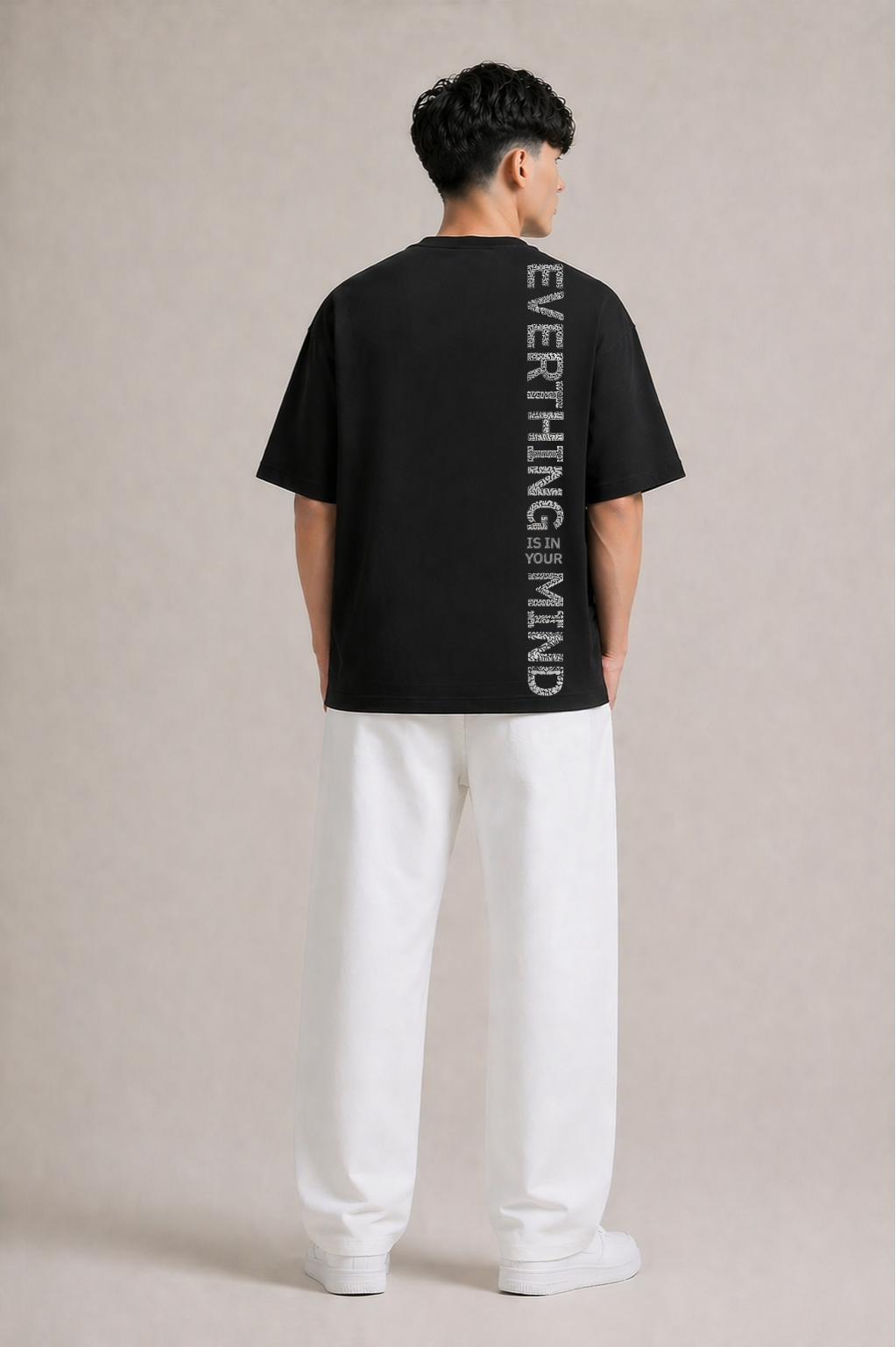 Everything Is In Your Mind Oversized Black Edition Tee | Mens Tshirt