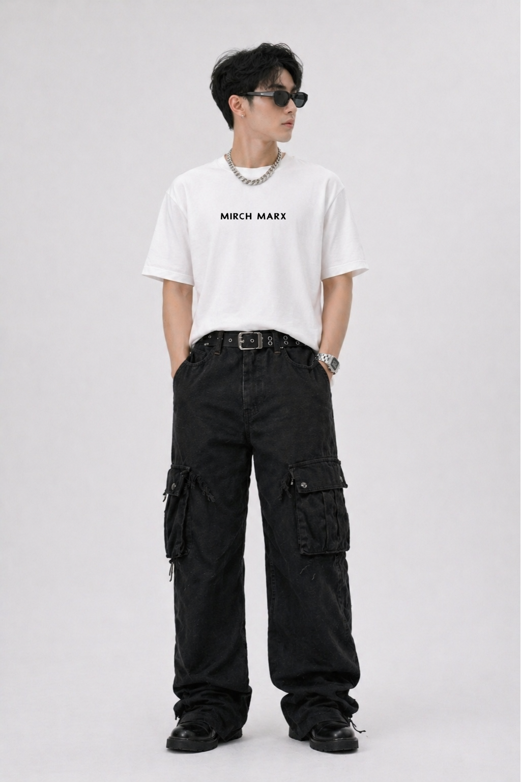 Rebel Oversized White Edition Tee | Mens Tshirt