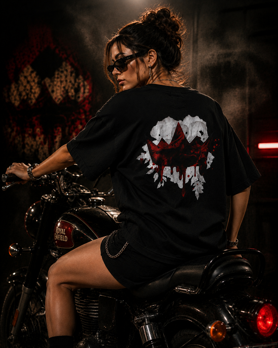 Vengeance Oversized Black Edition Tee | Womens Tshirt