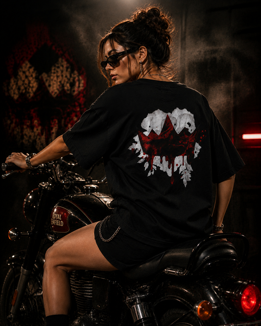 Vengeance Oversized Black Edition Tee | Womens Tshirt
