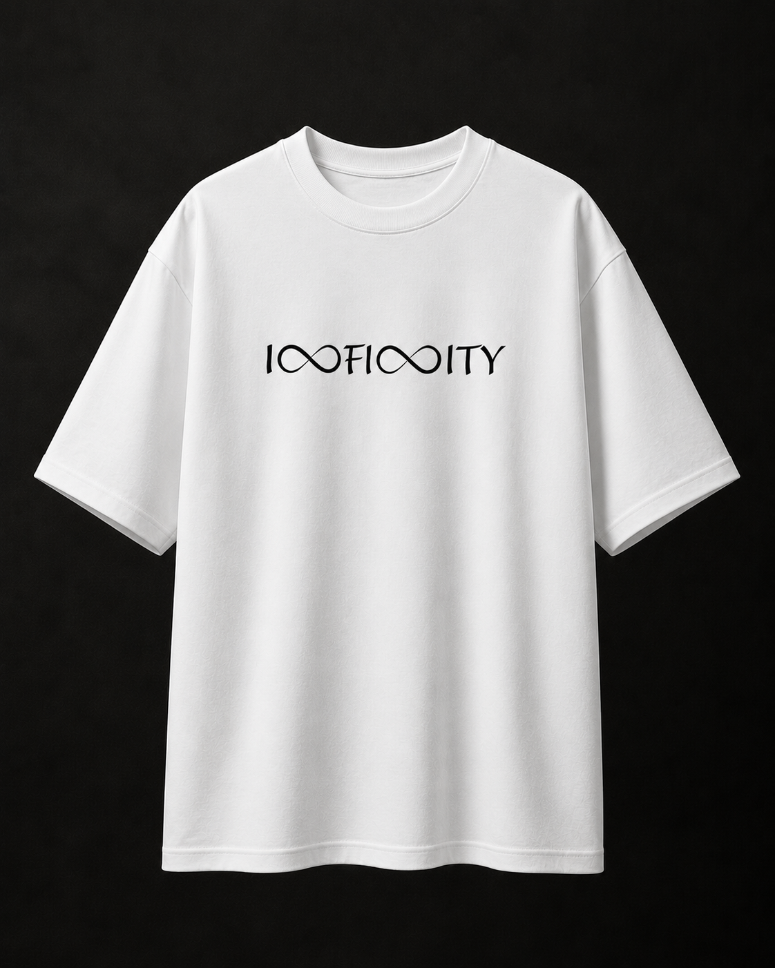 Infinity of Life - Oversized White Edition Tee | Womens Tshirt