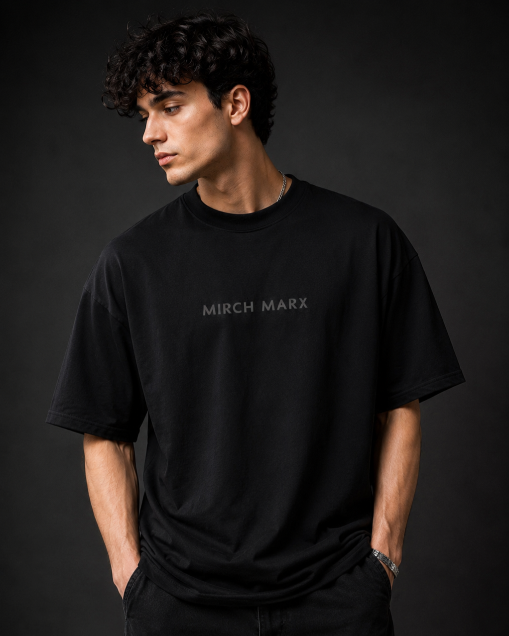 BEYOND Oversized Black Edition Tee | Mens Tshirt