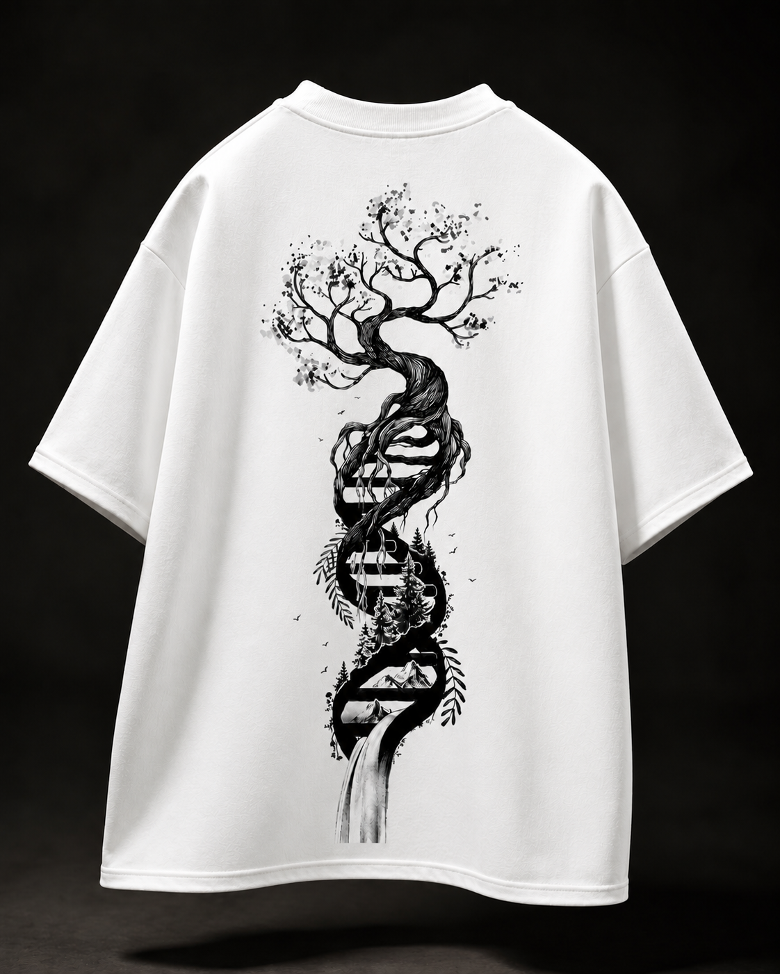 Infinity of Life - Oversized White Edition Tee | Womens Tshirt