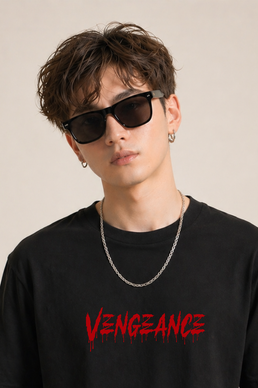 Vengeance Oversized Black Edition Tee | Mens Tshirt