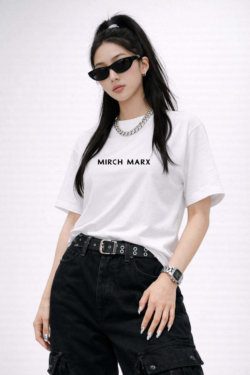 Rebel Oversized White Edition Tee | Womens Tshirt