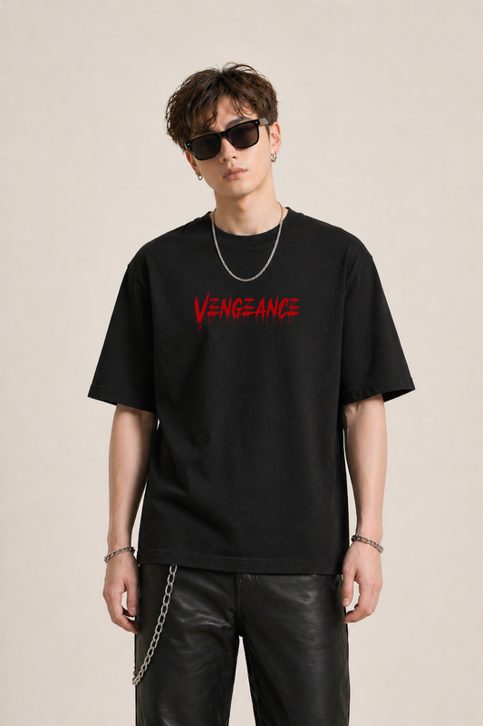 Vengeance Oversized Black Edition Tee | Mens Tshirt
