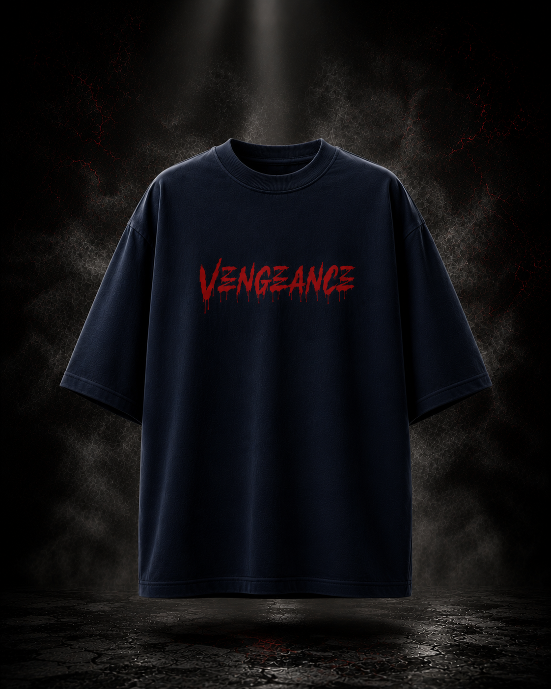 Vengeance Oversized Midnight Blue Edition Tee | Womens Tshirt