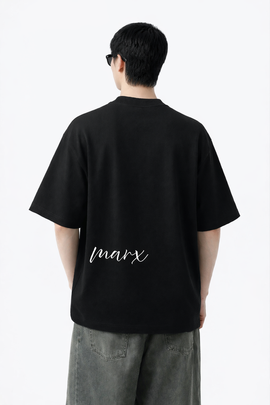 MIRCH MARX Minimal Oversized Black Edition Tee | Mens Tshirt