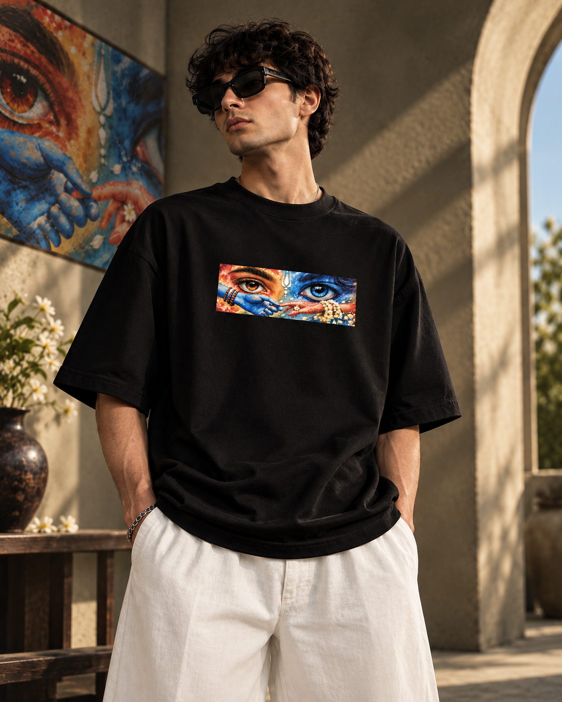 Ananta Divine Black Edition Oversized Tee