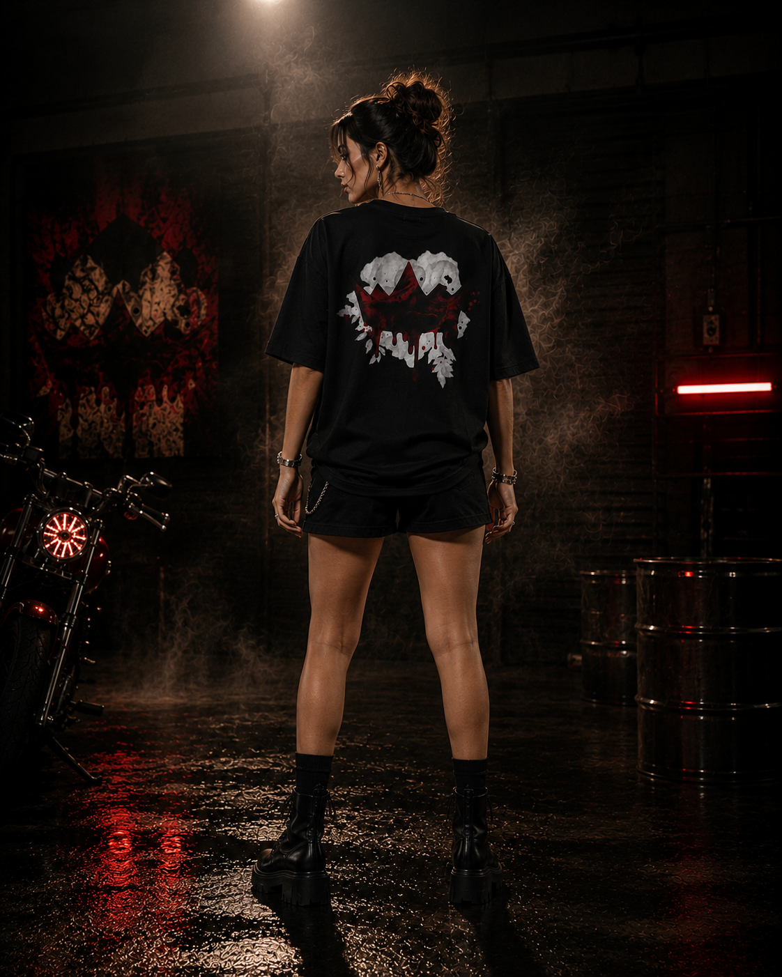 Vengeance Oversized Black Edition Tee | Womens Tshirt