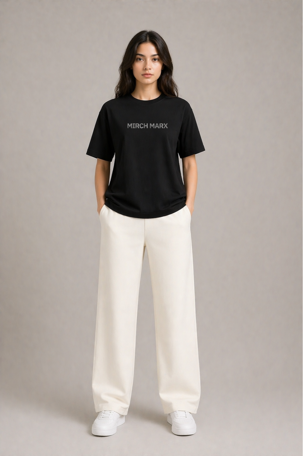 Everything Is In Your Mind Oversized Black Edition Tee | Womens Tshirt