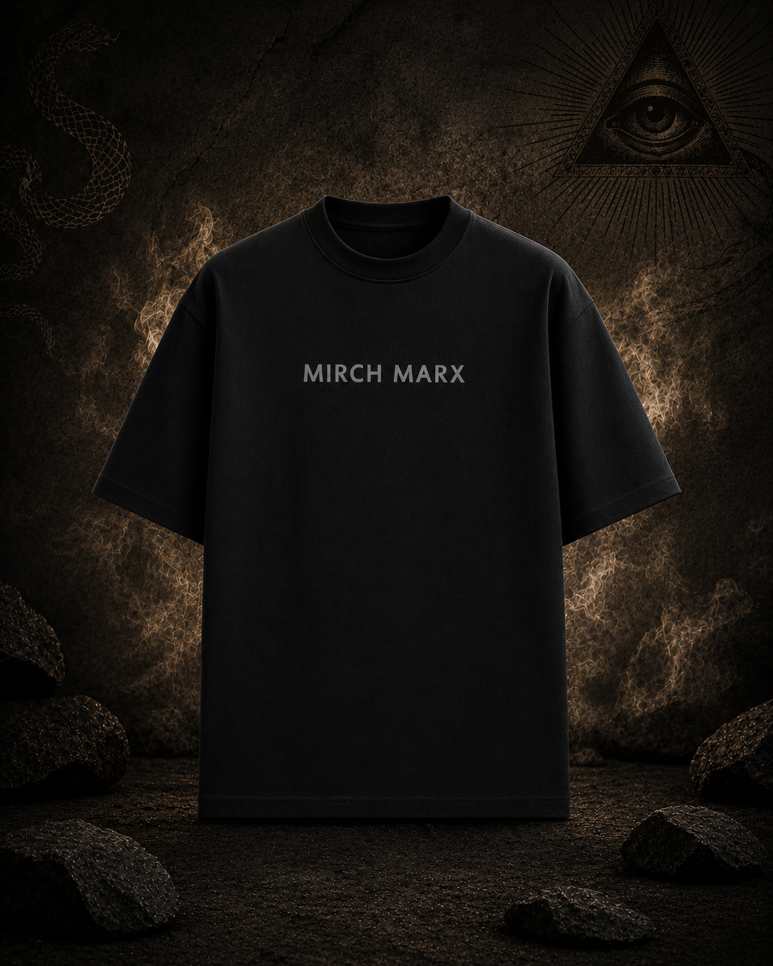 Karma Returns Oversized Black Edition Tee | Womens Tshirt