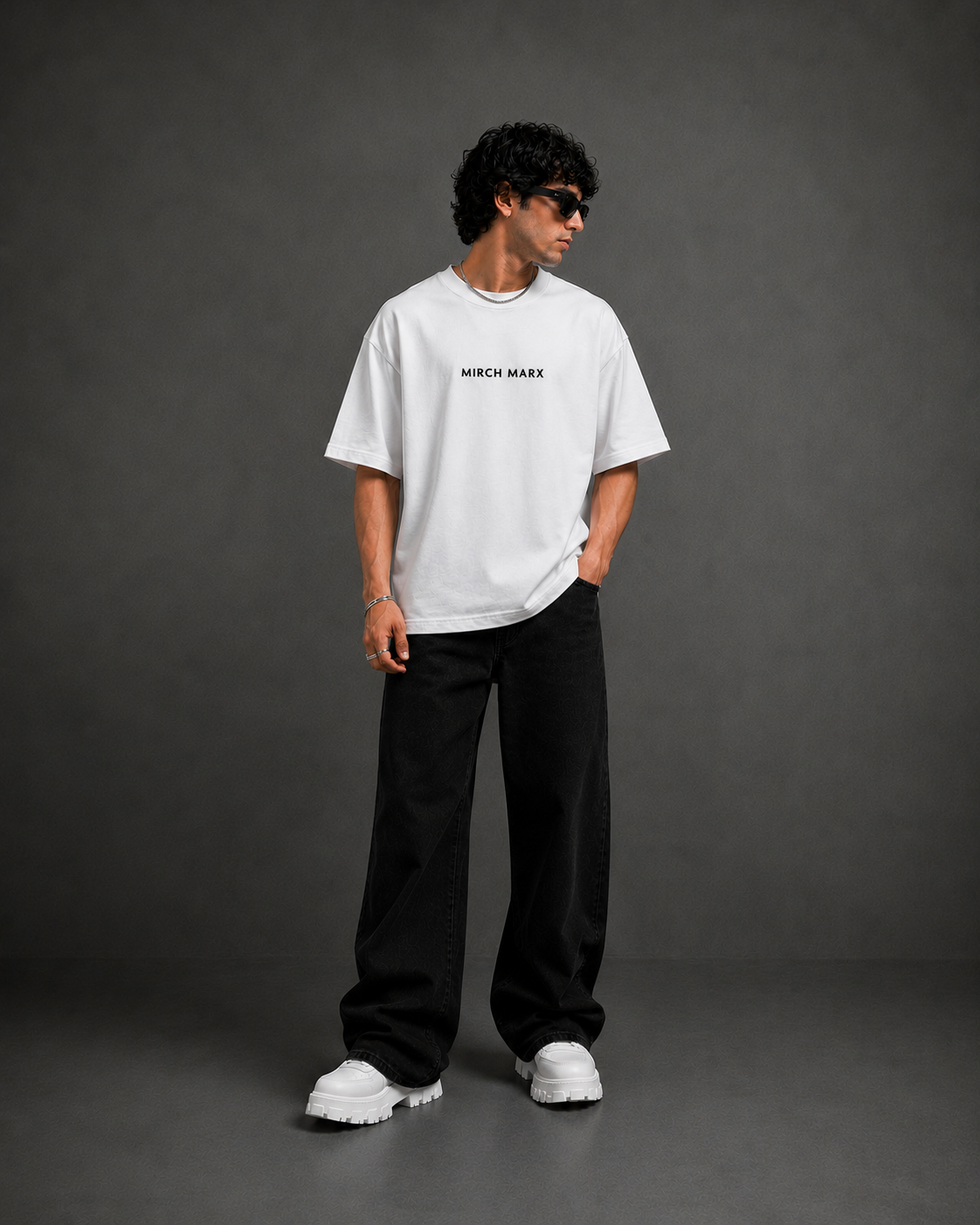 Rebel Oversized White Edition Tee | Mens Tshirt