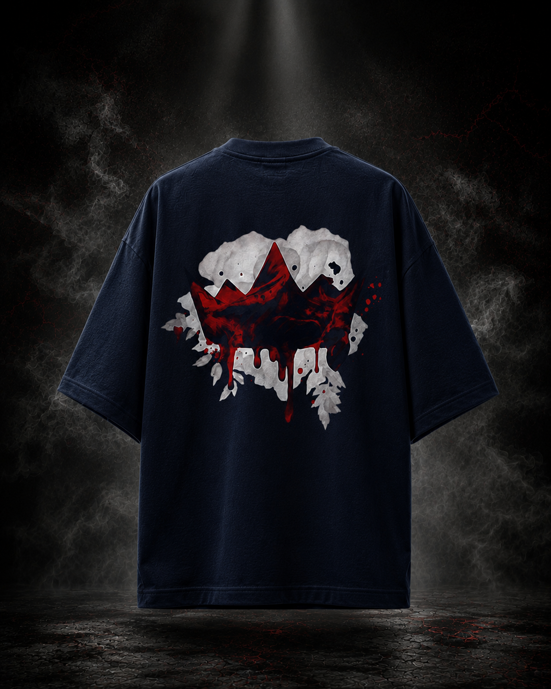 Vengeance Oversized Midnight Blue Edition Tee | Womens Tshirt