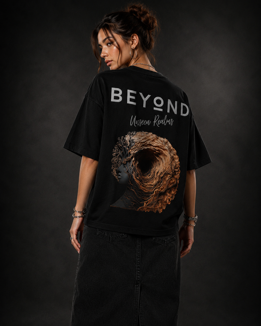 BEYOND Oversized Black Edition Tee | Womens Tshirt