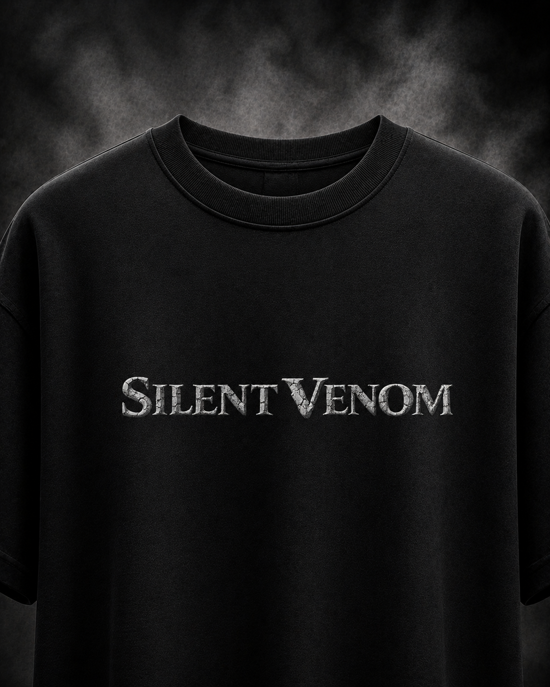 Silent Venom Oversized Black Edition Tee | Mens Tshirt