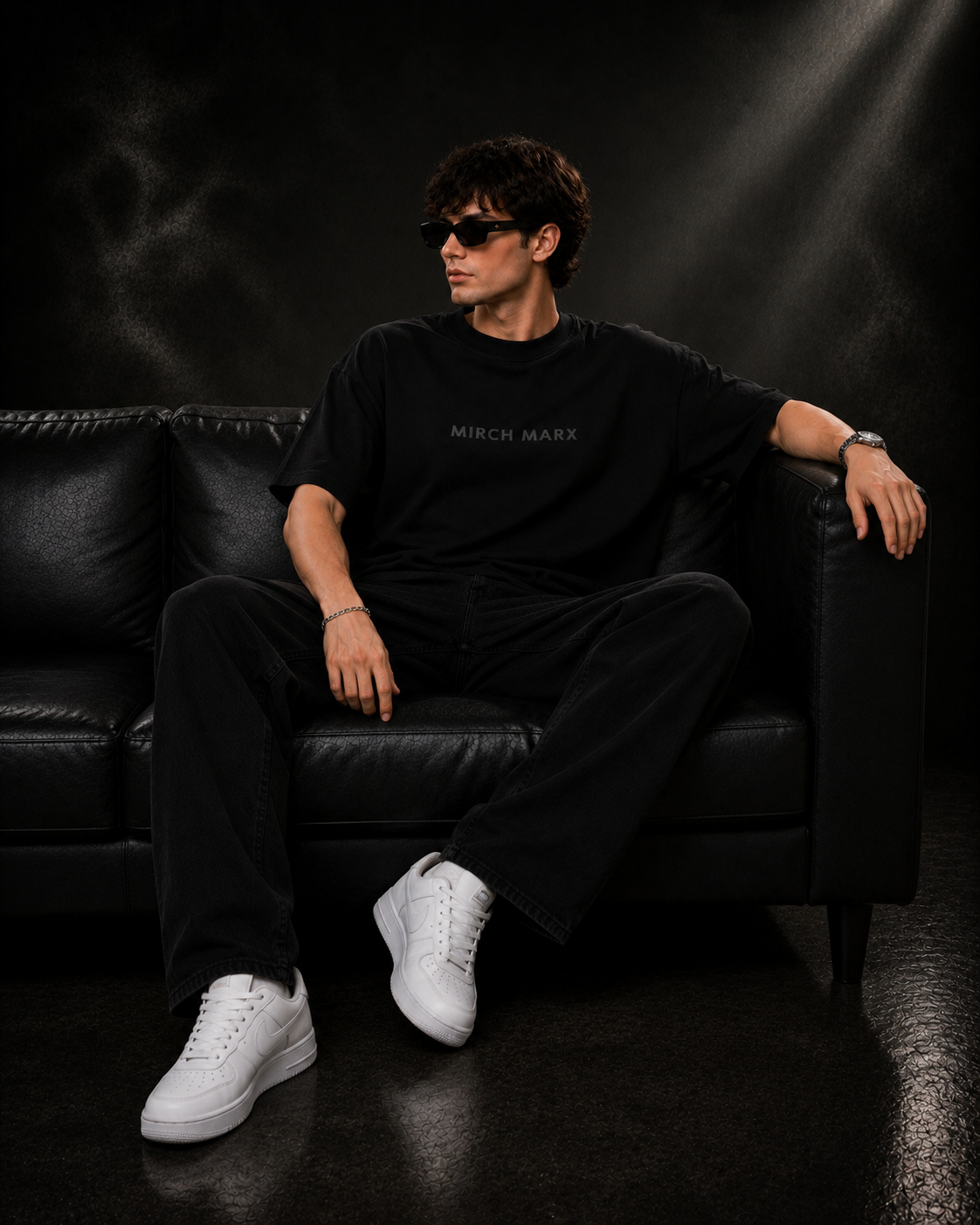 Karma Returns Oversized Black Edition Tee | Mens Tshirt
