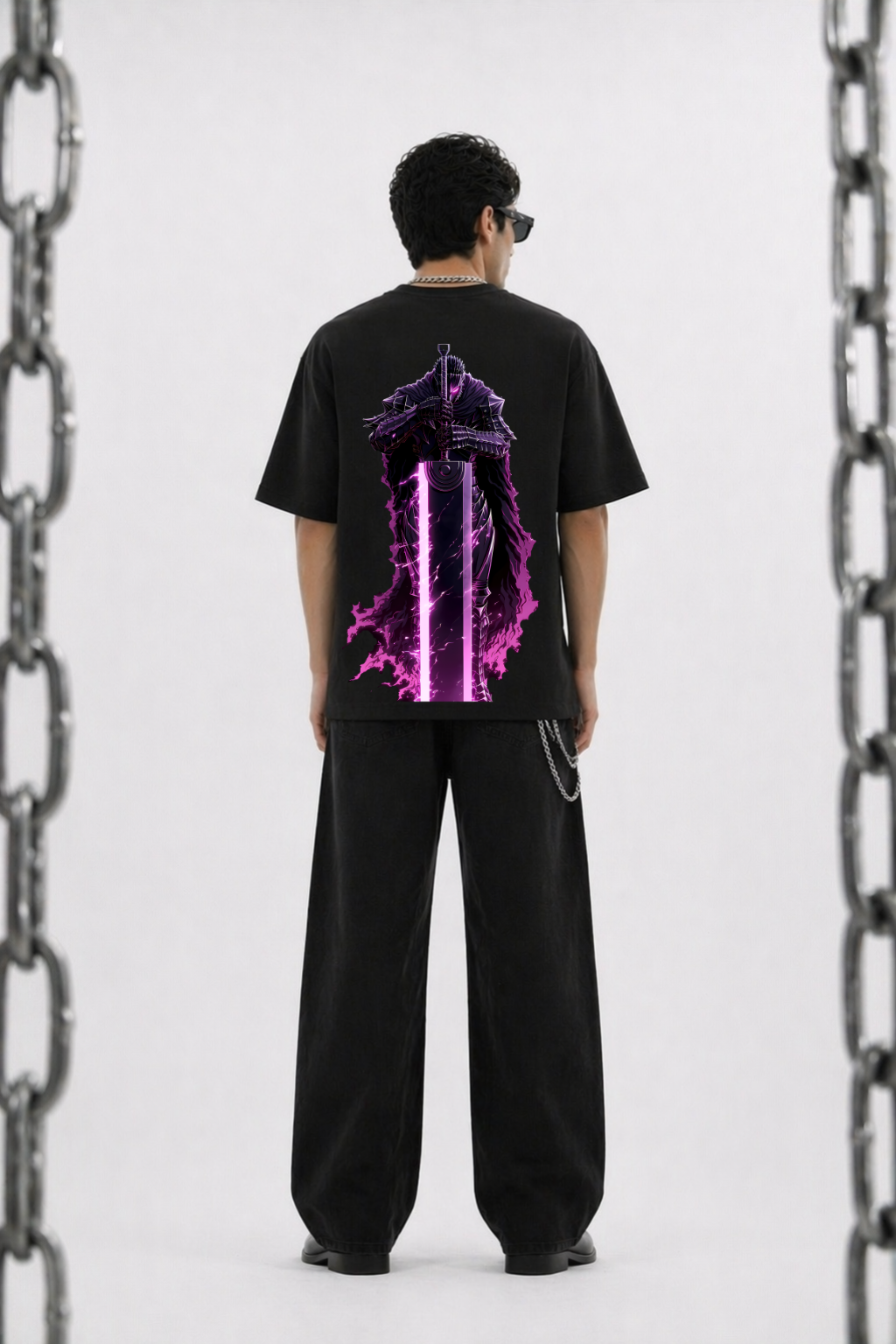 GUTS Oversized Black Edition Tee | Mens Tshirt