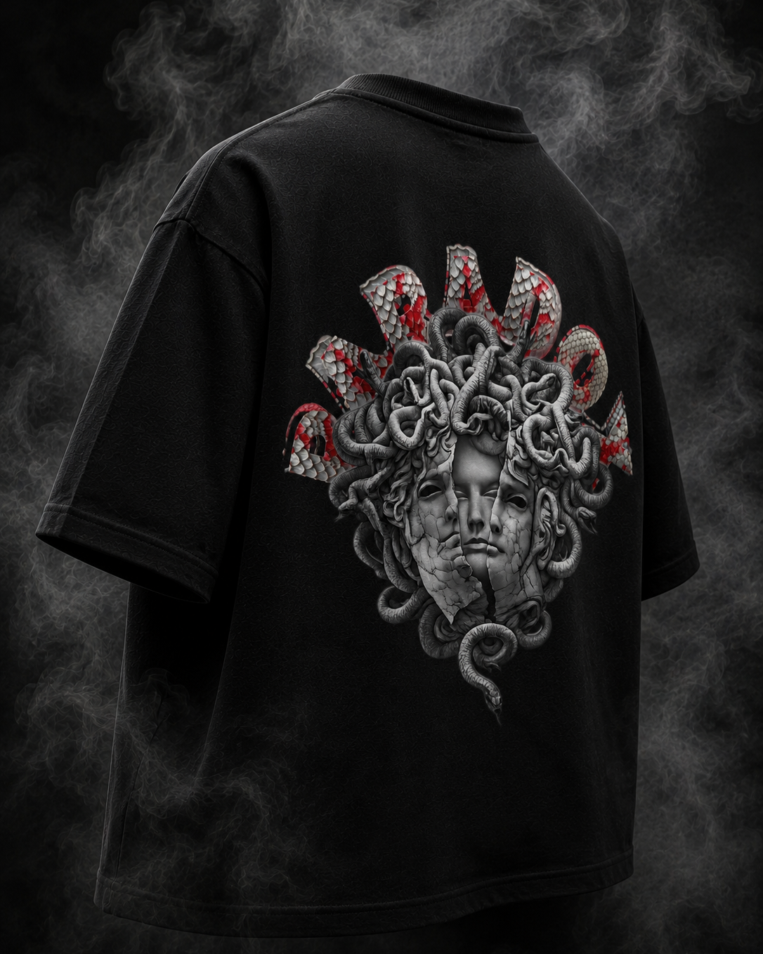 Silent Venom Oversized Black Edition Tee | Womens Tshirt