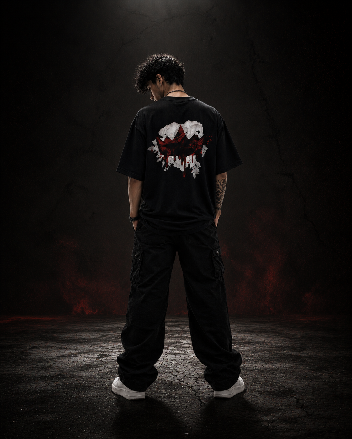 Vengeance Oversized Black Edition Tee | Mens Tshirt