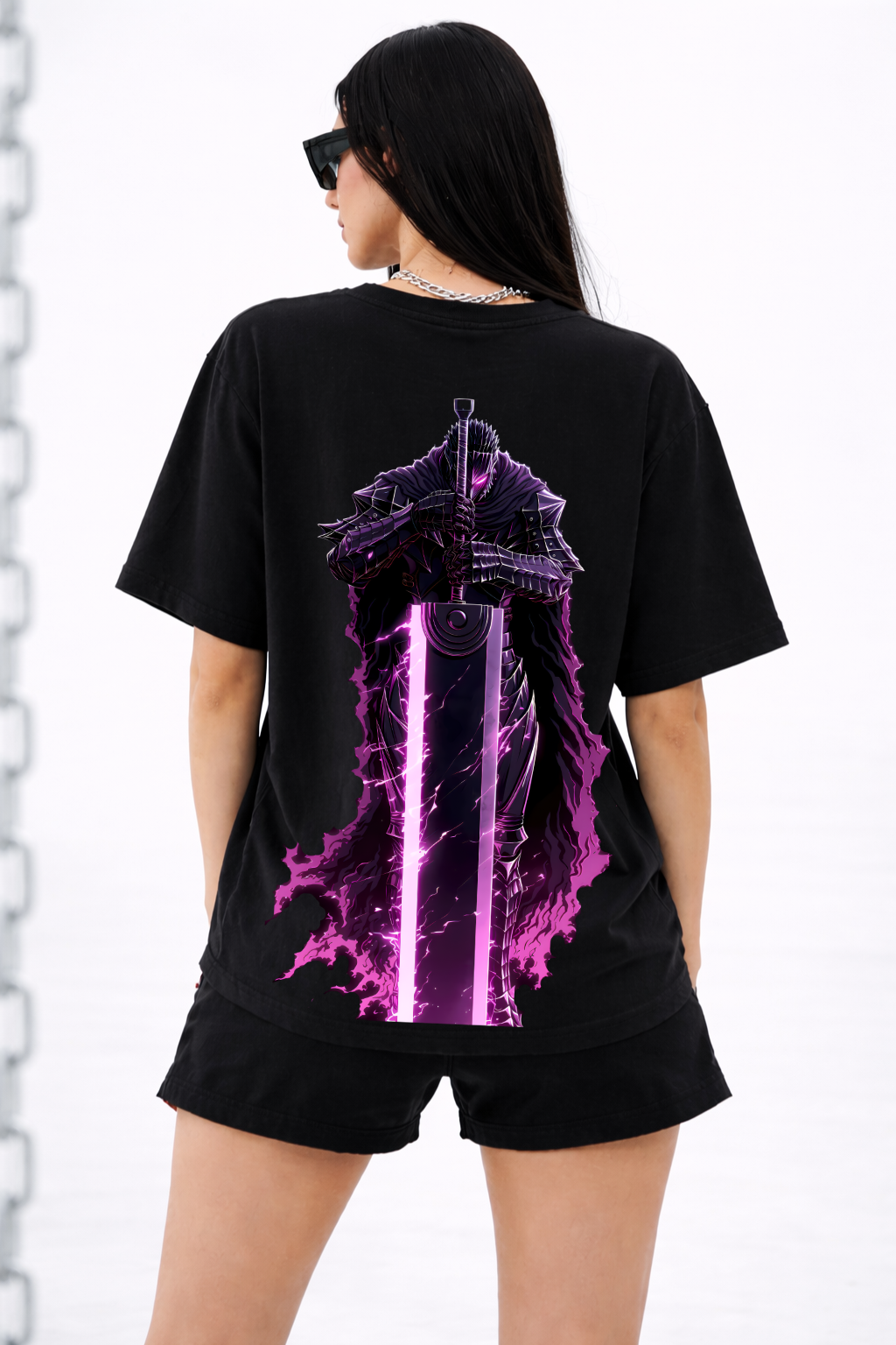 GUTS Oversized Black Edition Tee | Women Tshirt