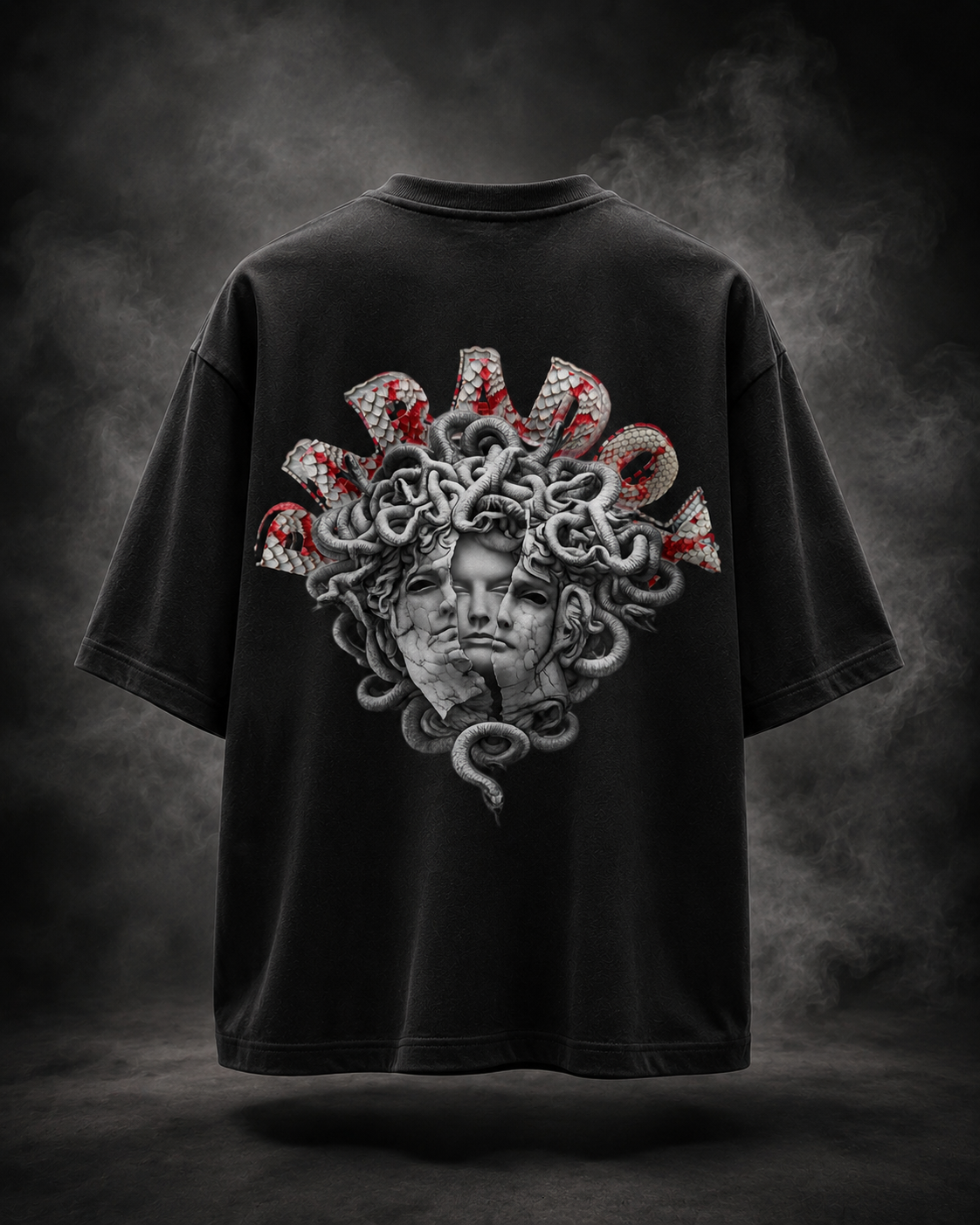 Silent Venom Oversized Black Edition Tee | Womens Tshirt