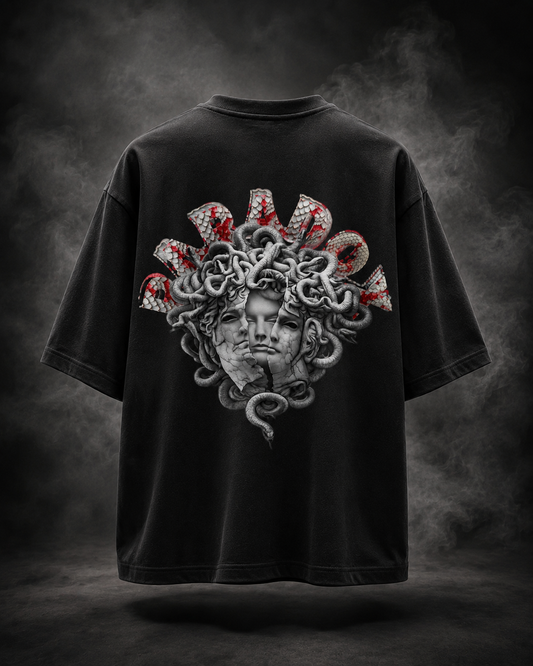 Silent Venom Oversized Black Edition Tee | Mens Tshirt