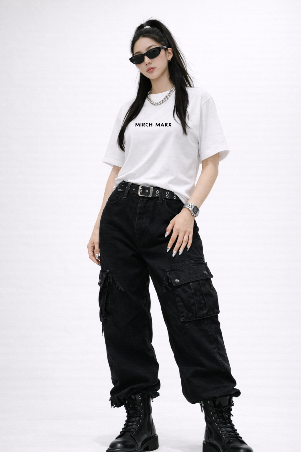 Rebel Oversized White Edition Tee | Womens Tshirt