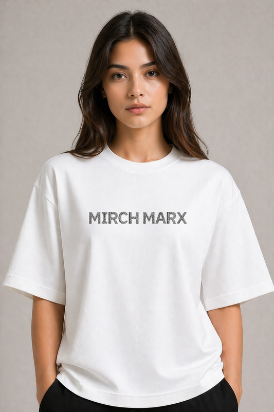 Everything Is In Your Mind Oversized White Edition Tee | Womens Tshirt