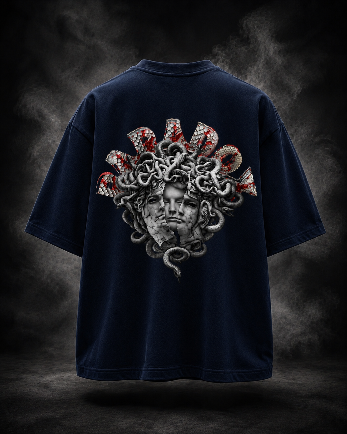 Silent Venom Oversized Midnight Blue Edition Tee | Womens Tshirt
