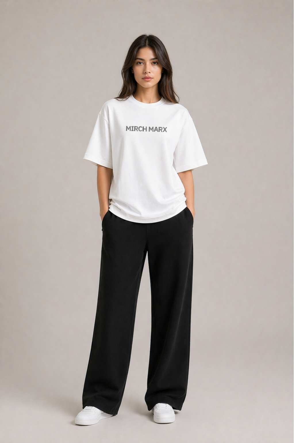 Everything Is In Your Mind Oversized White Edition Tee | Womens Tshirt