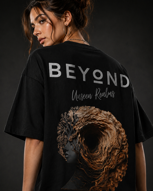 BEYOND Oversized Black Edition Tee | Womens Tshirt