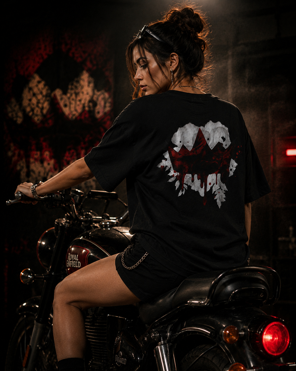 Vengeance Oversized Black Edition Tee | Womens Tshirt