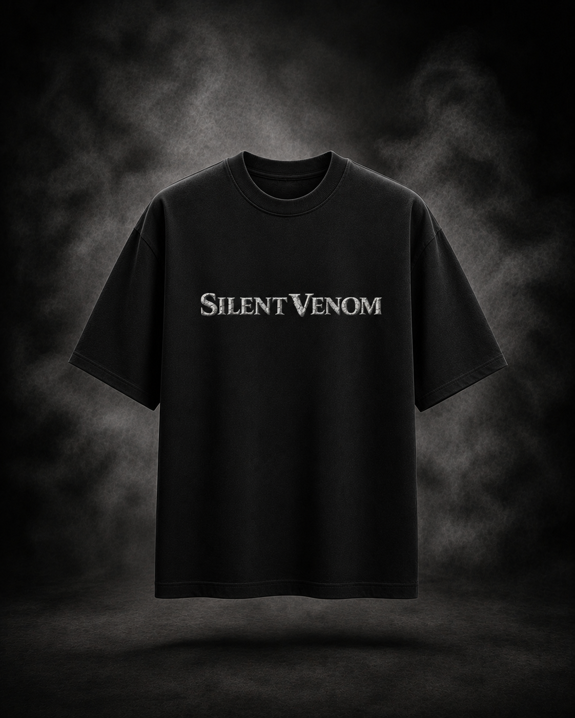 Silent Venom Oversized Black Edition Tee | Womens Tshirt
