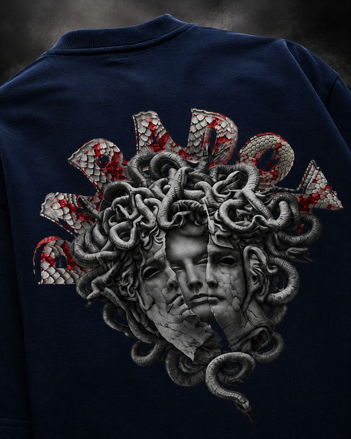 Silent Venom Oversized Midnight Blue Edition Tee | Womens Tshirt